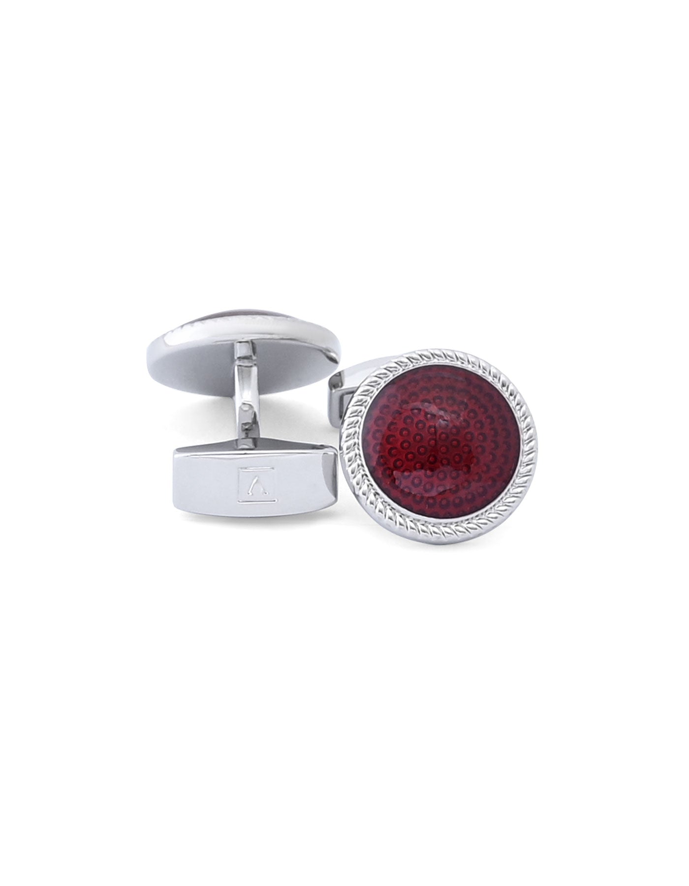 Red Circle Cufflink