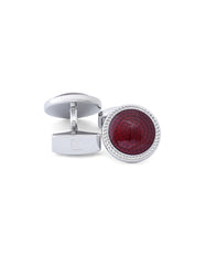 Red Circle Cufflink