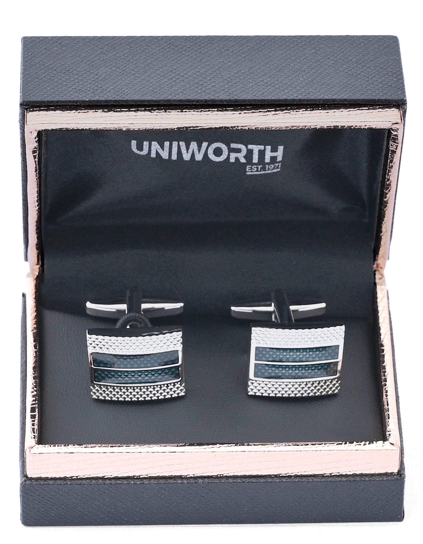 Green Rectangle Cufflink