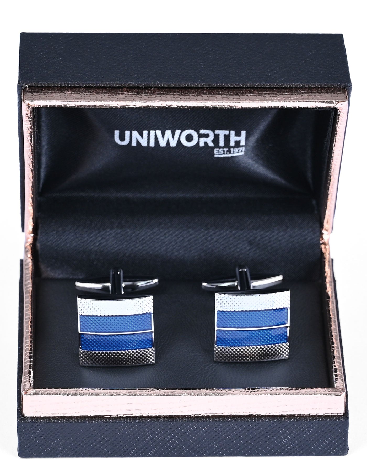 Blue Square Cufflink