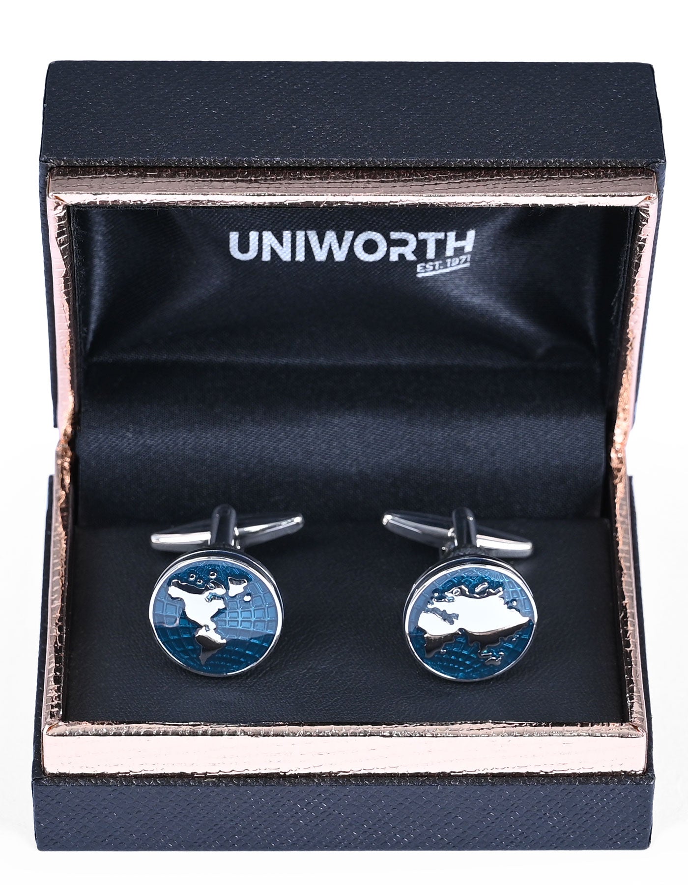 Teal Shiny Cufflink