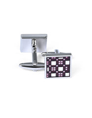 Maroon Square Cufflink