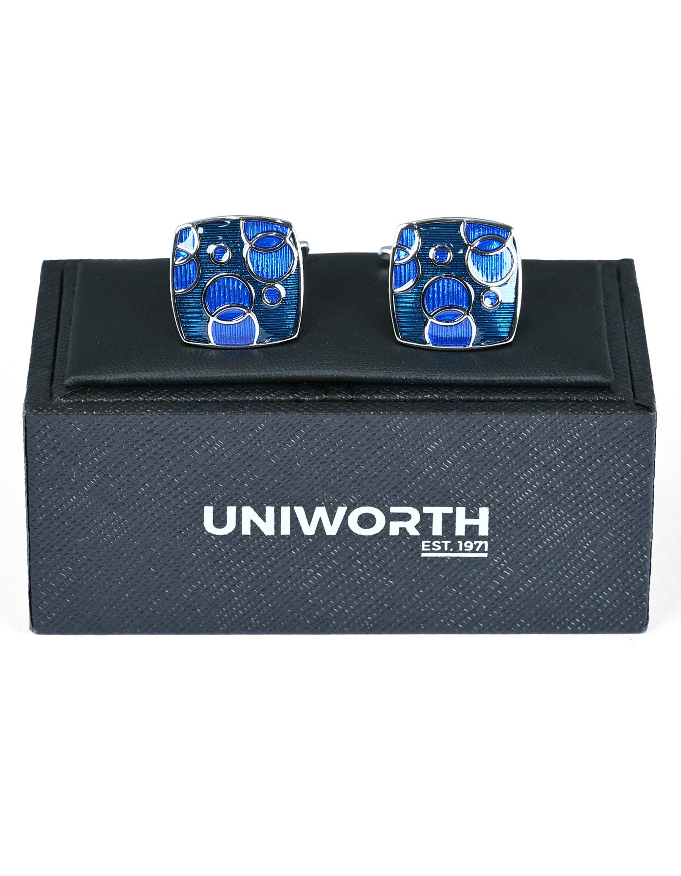Blue Square Cufflink
