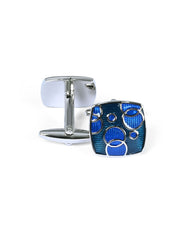 Blue Square Cufflink