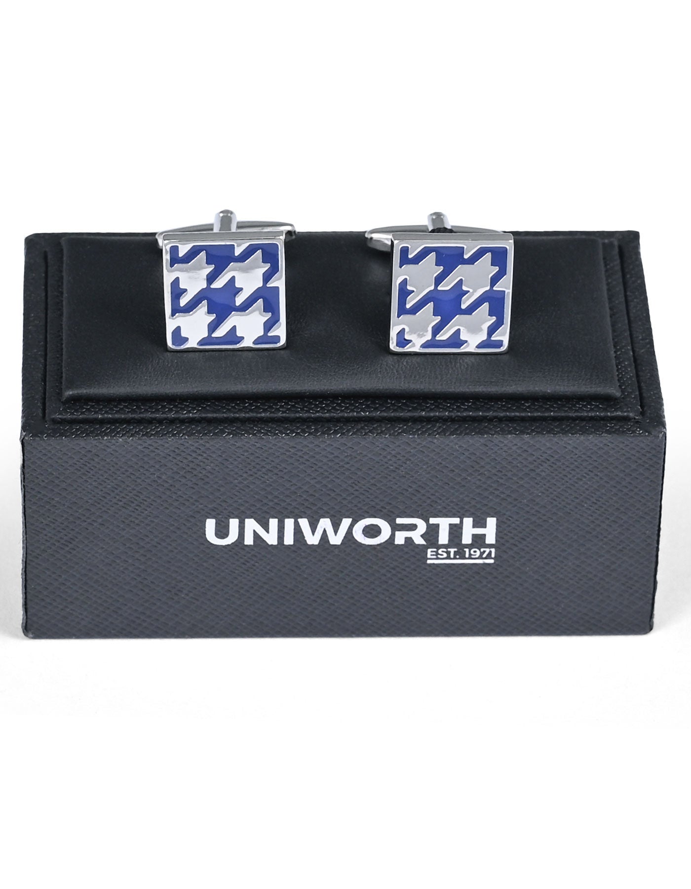 Blue Shiny Cufflink