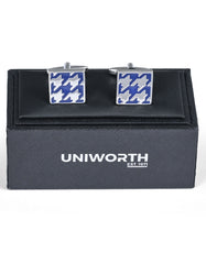 Blue Shiny Cufflink