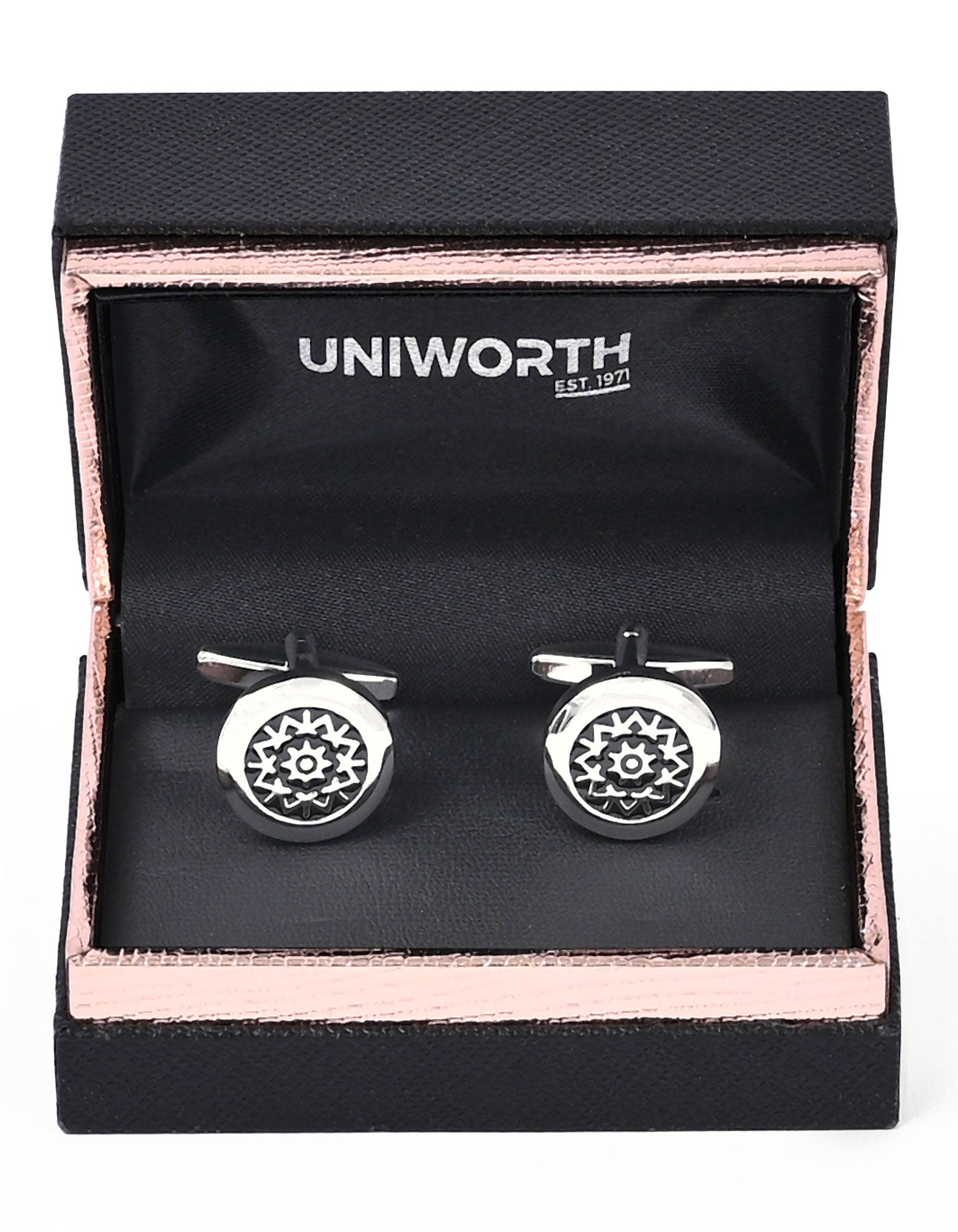 Silver Circle Cufflink