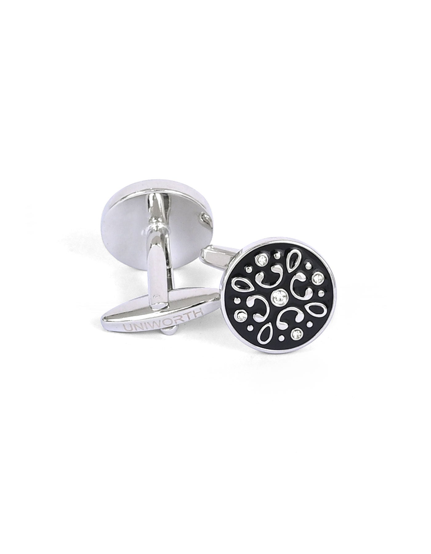 Silver Circle Cufflink