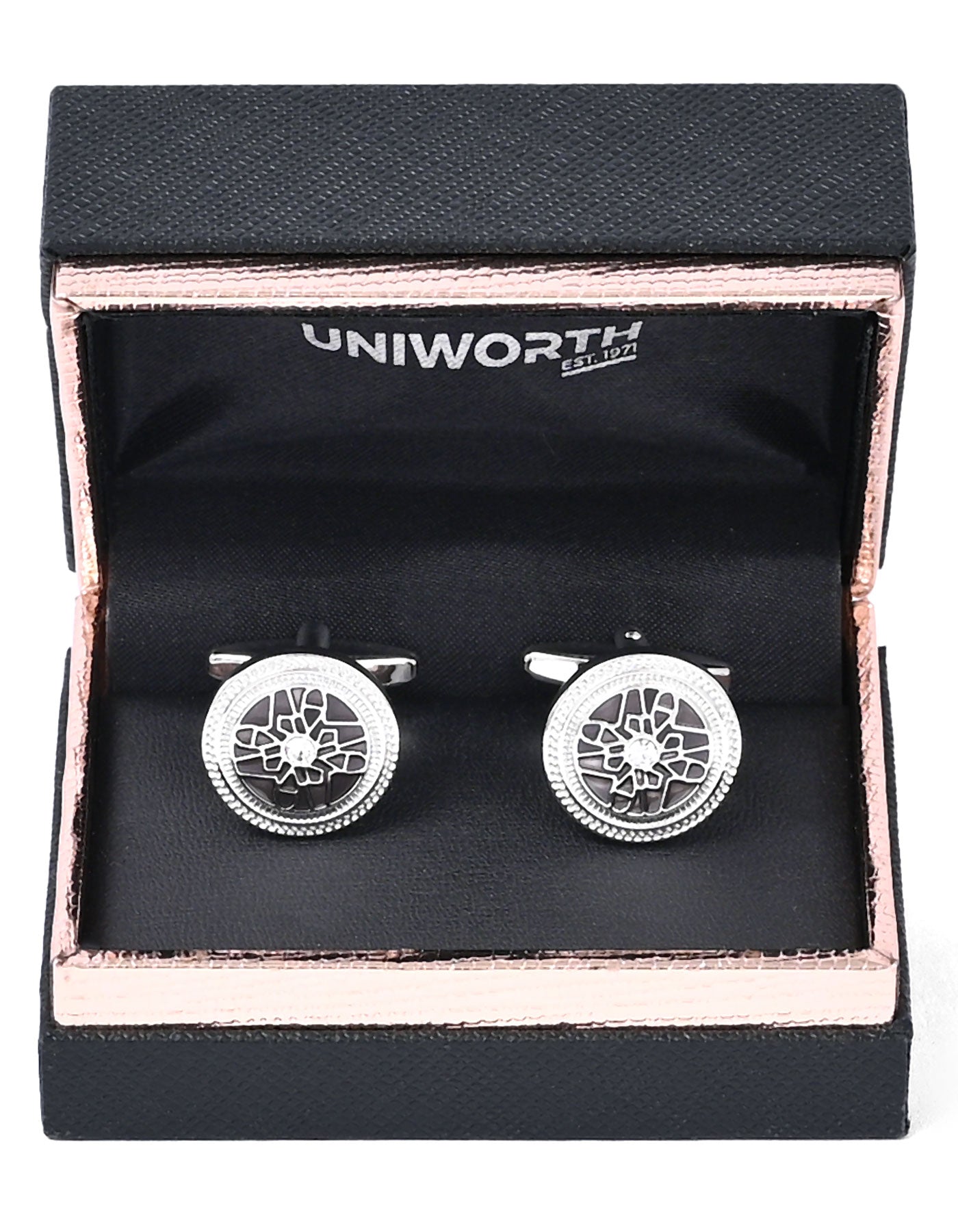Silver Circle Cufflink