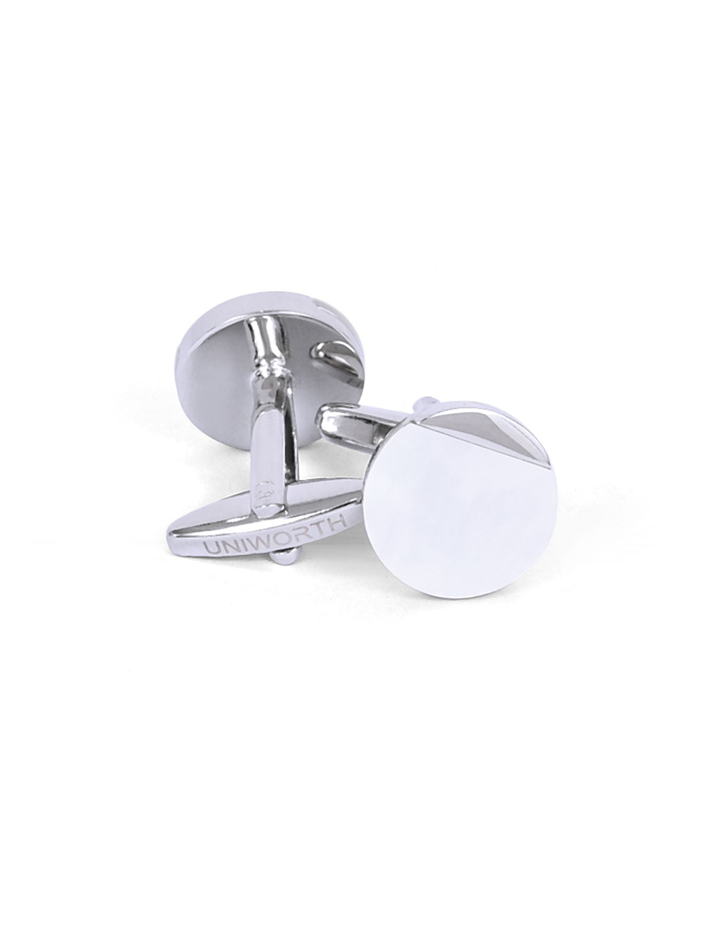 White Circle Cufflink