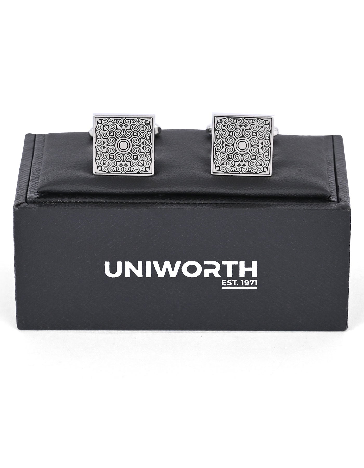 Silver Rectangle Cufflink