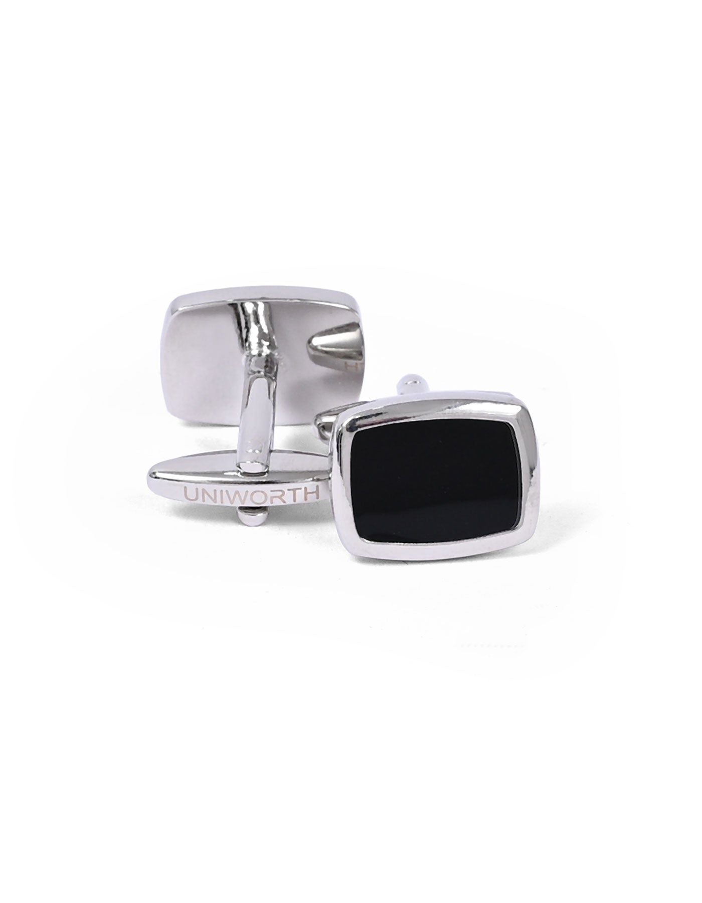 Black Rectangle Cufflink