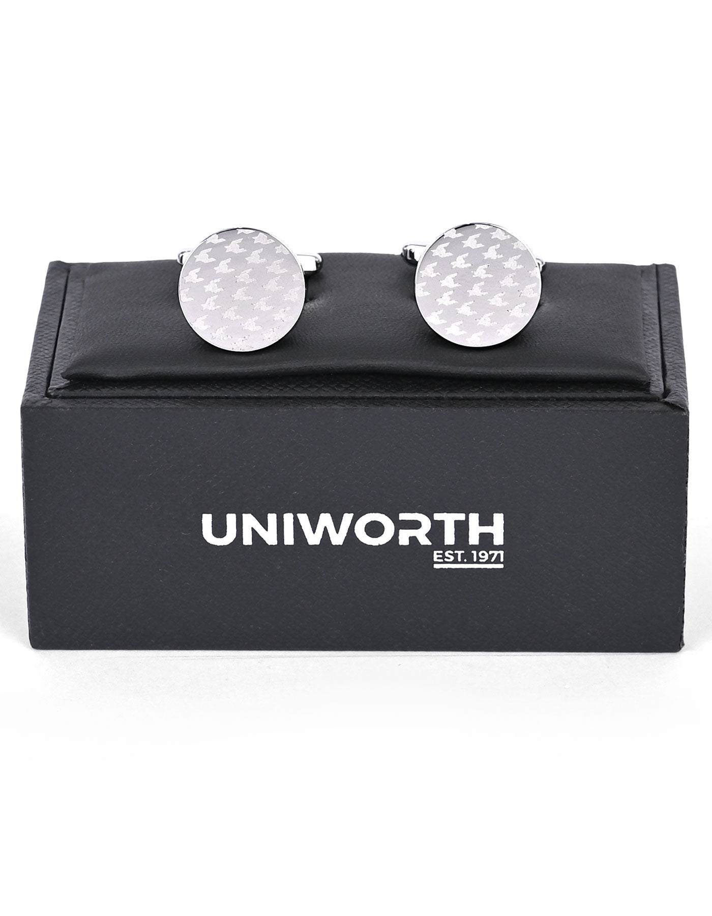 Silver Circle Cufflink