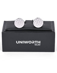 Silver Circle Cufflink