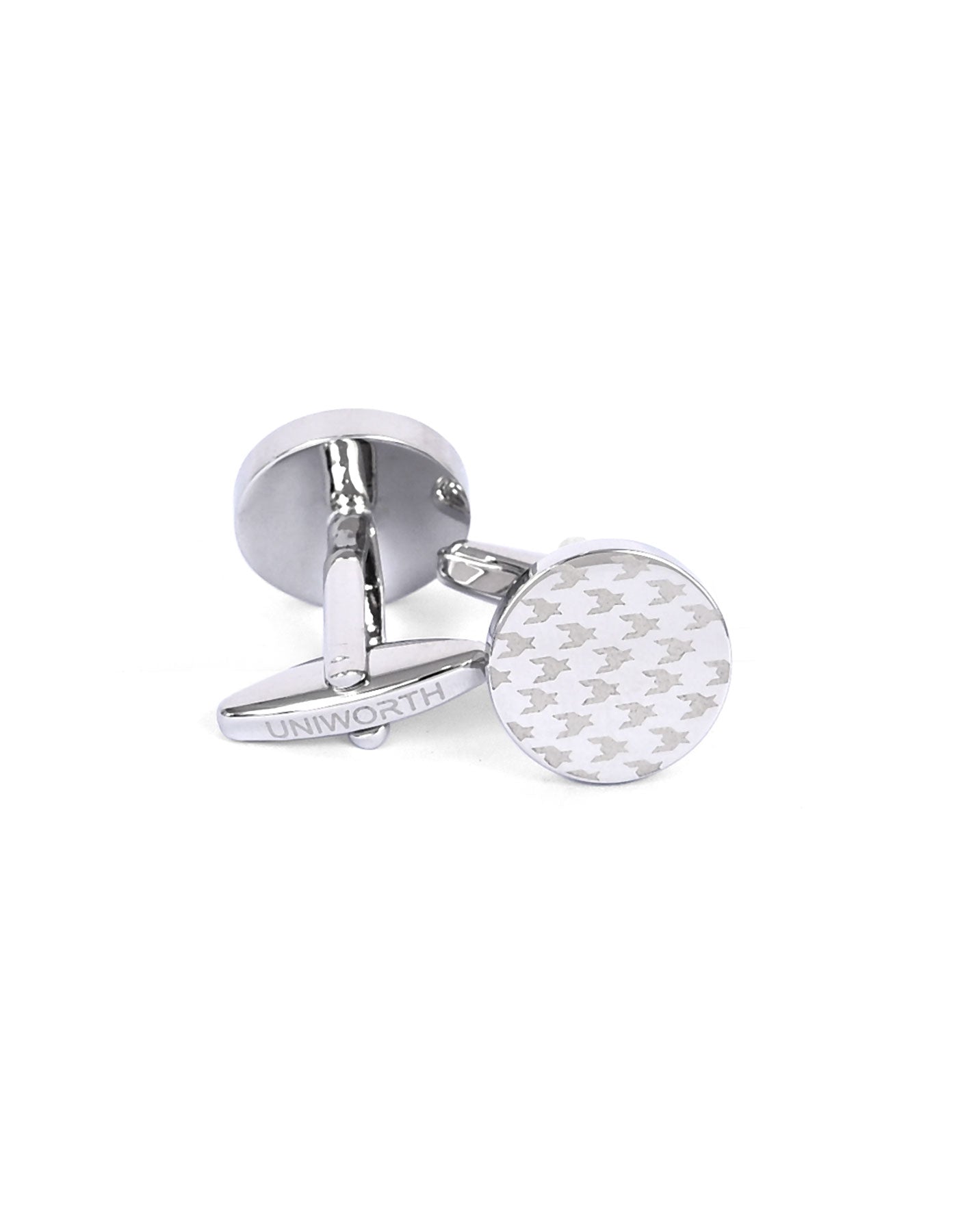 Silver Circle Cufflink