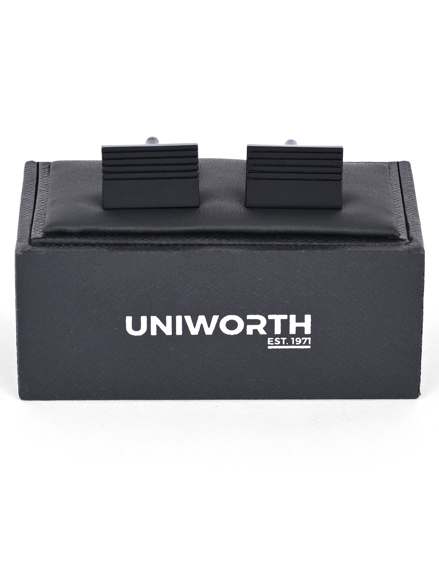 Black Rectangle Cufflink
