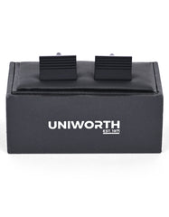 Black Rectangle Cufflink