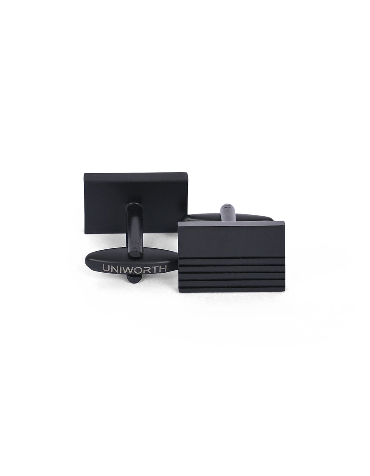 Black Rectangle Cufflink
