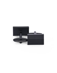 Black Rectangle Cufflink
