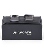 Gun Metalic Rectangle Cufflink