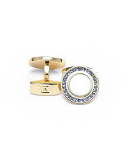 White Crystal Cufflink