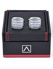 Blue Enamel Cufflink