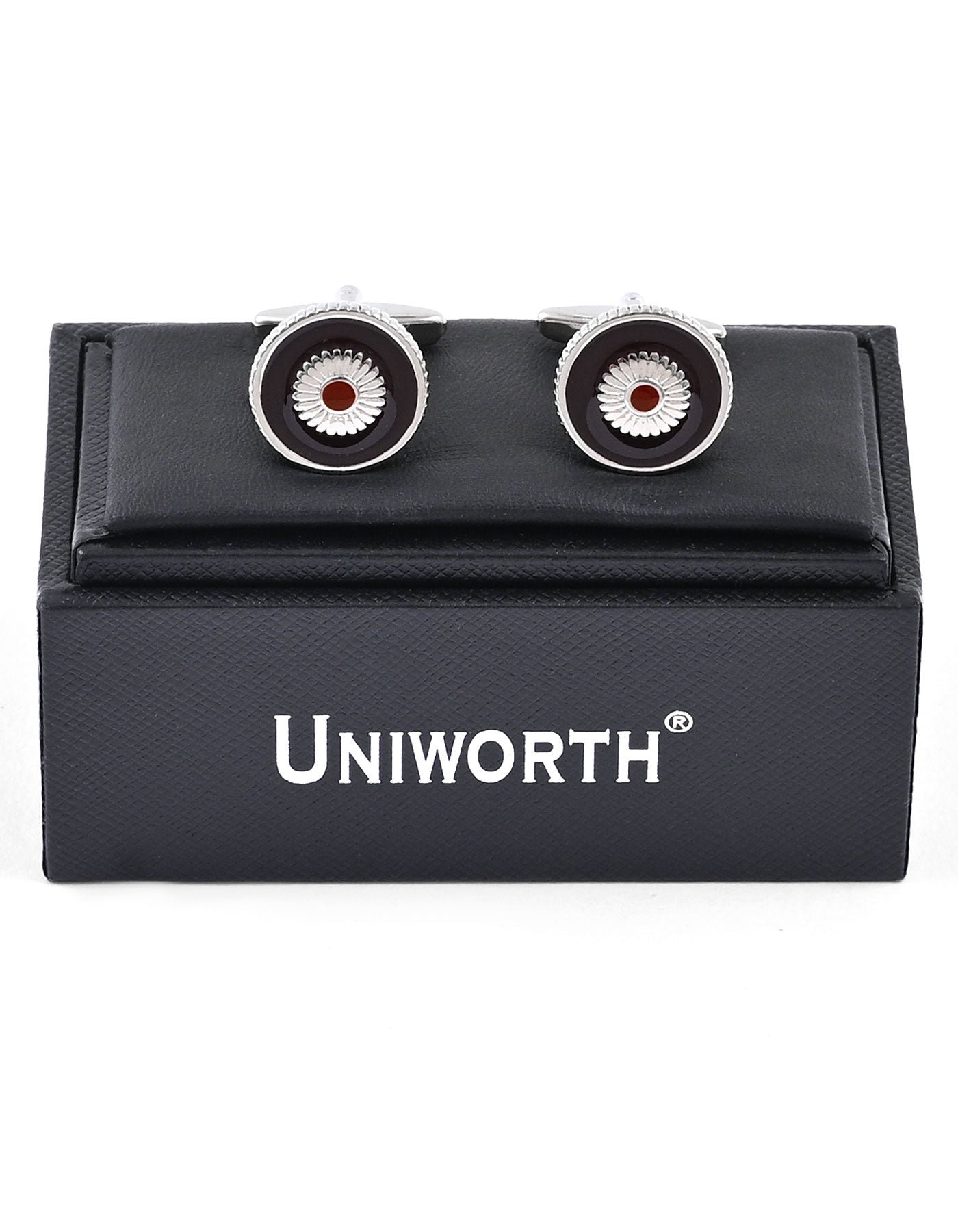 Rose Gold Circle Cufflink