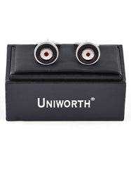 Rose Gold Circle Cufflink
