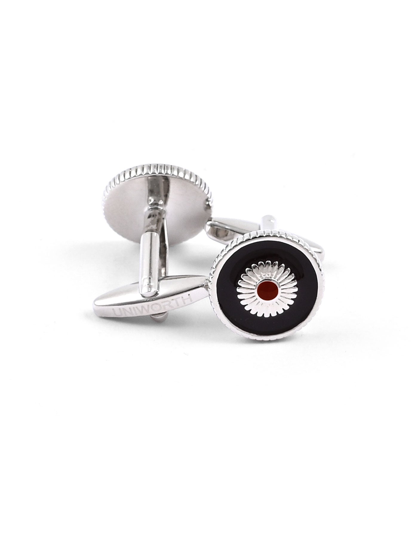 Rose Gold Circle Cufflink
