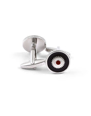 Rose Gold Circle Cufflink