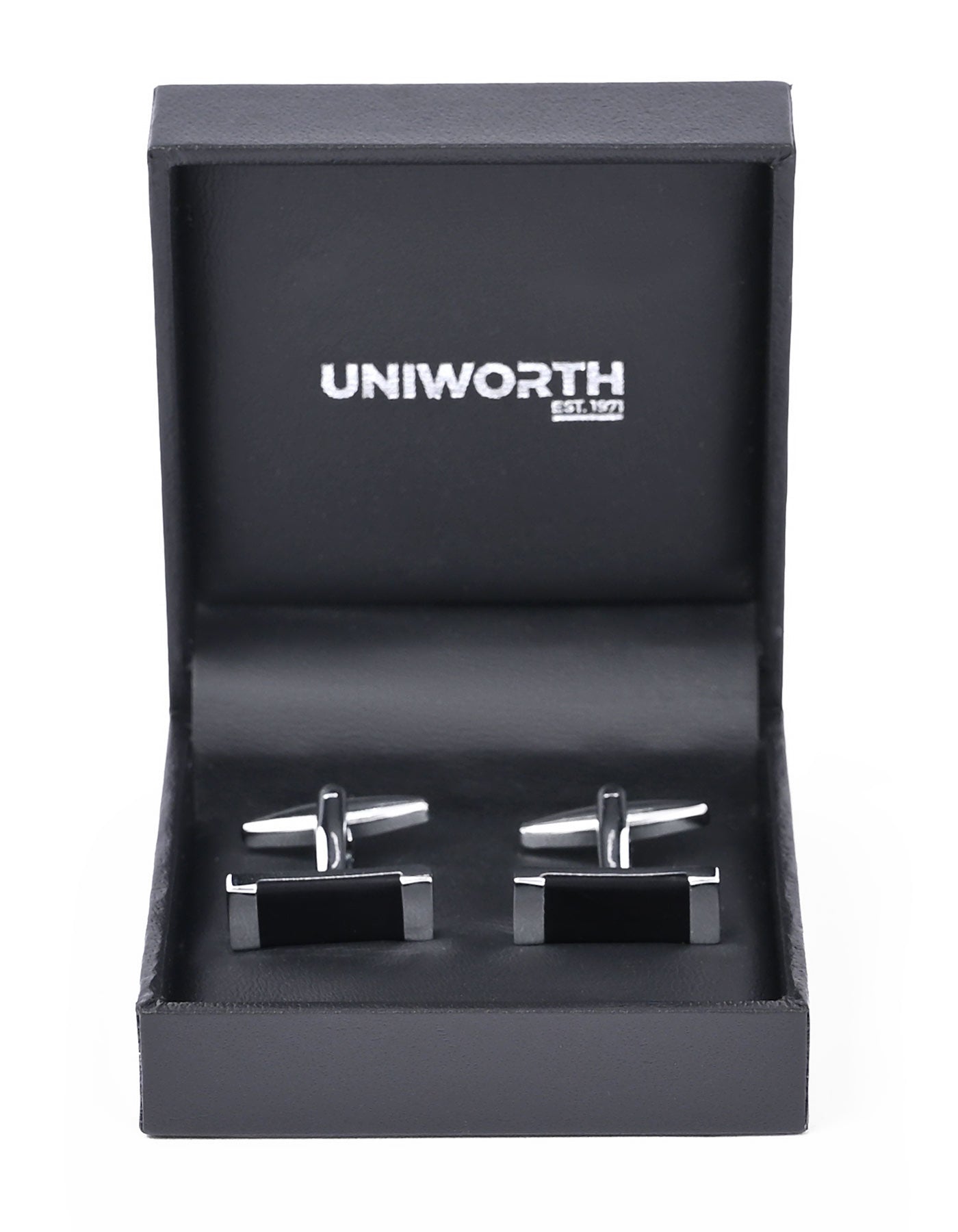 Black Circle Cufflink