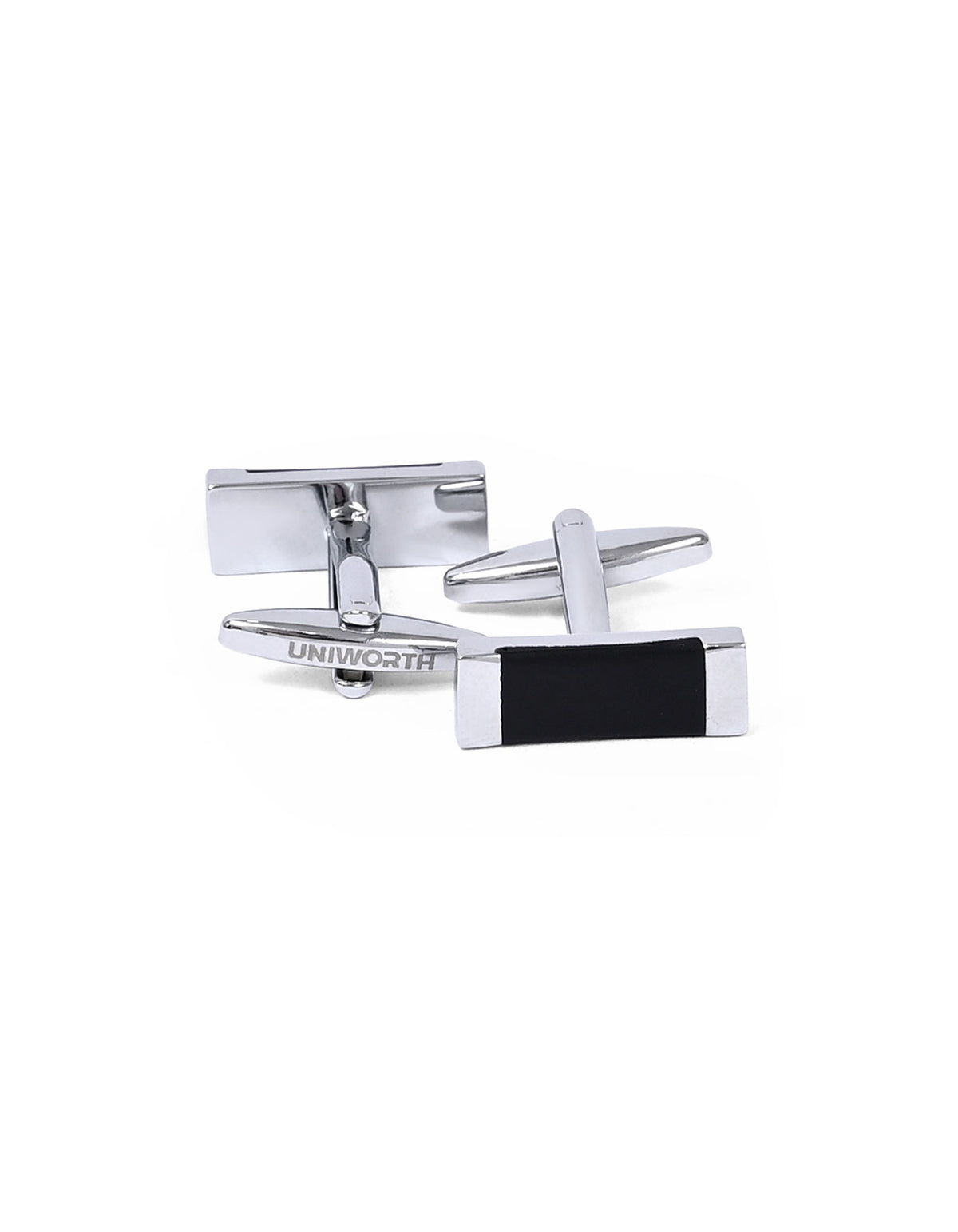 Black Circle Cufflink