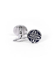 Blue Rectangle Cufflink