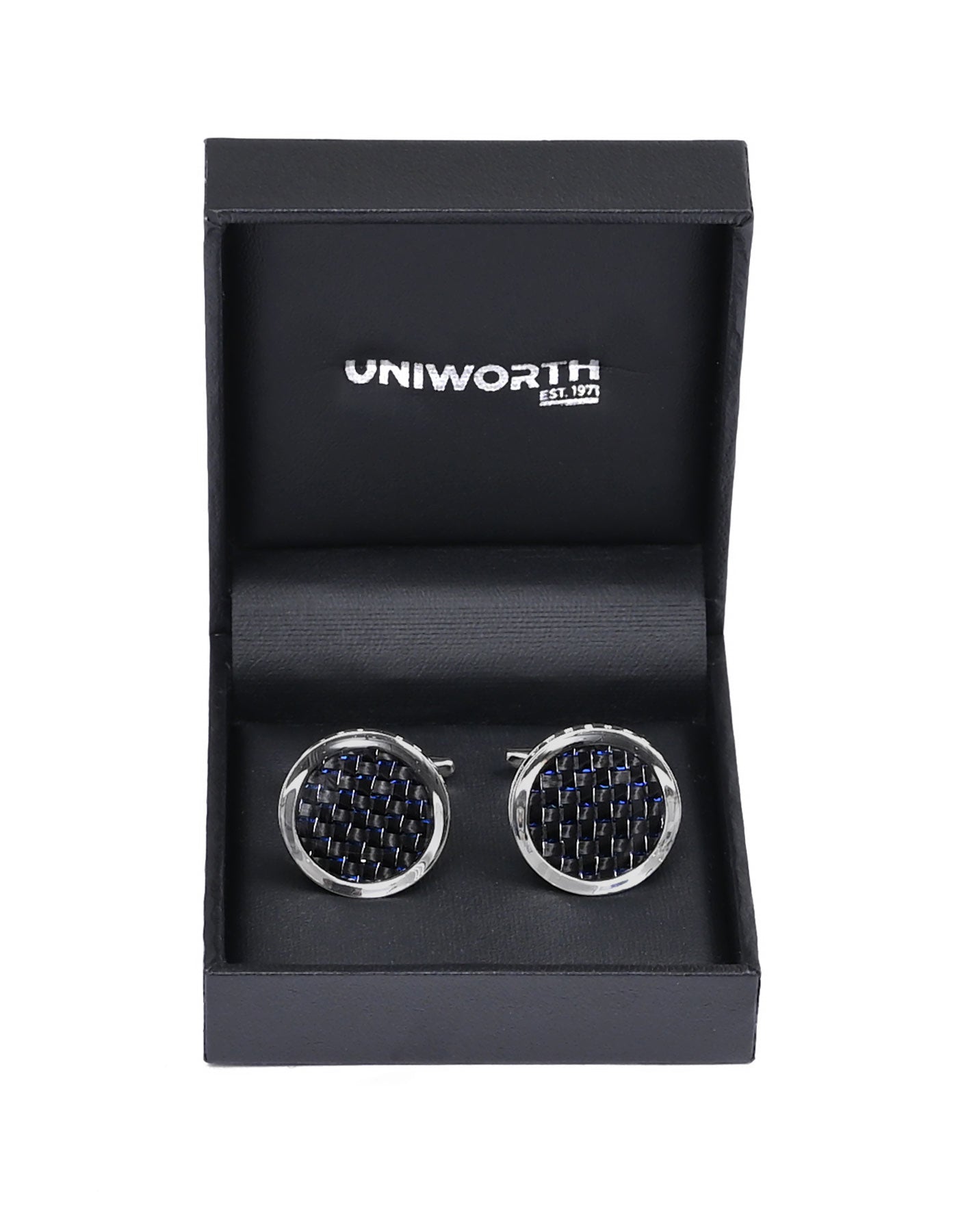 Black Circle Cufflink
