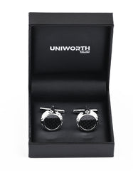 Black Shiny Cufflink