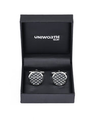 Blue Circle Cufflink