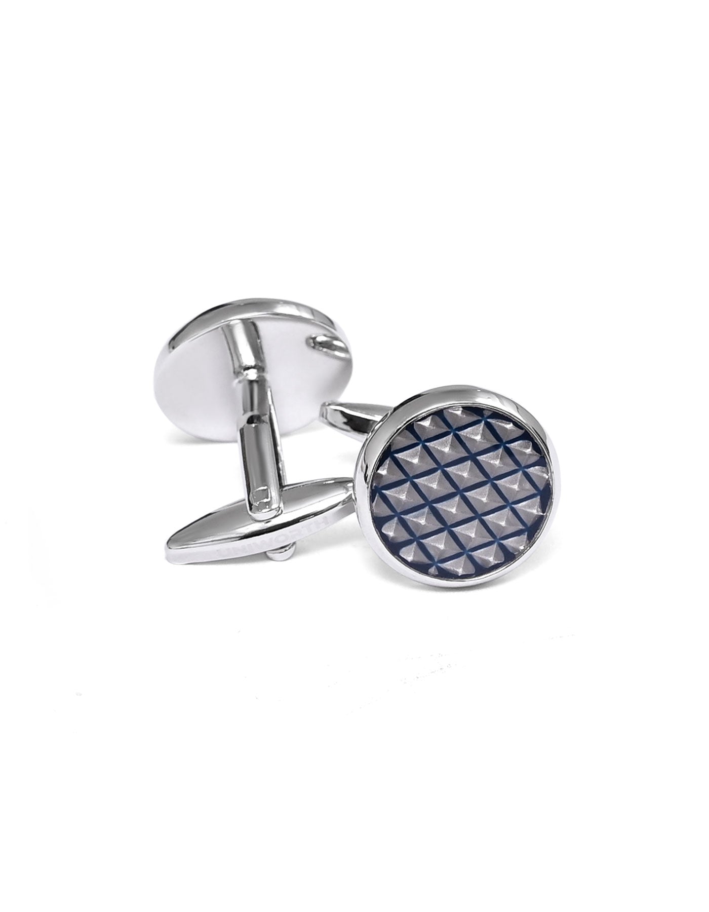 Blue Circle Cufflink