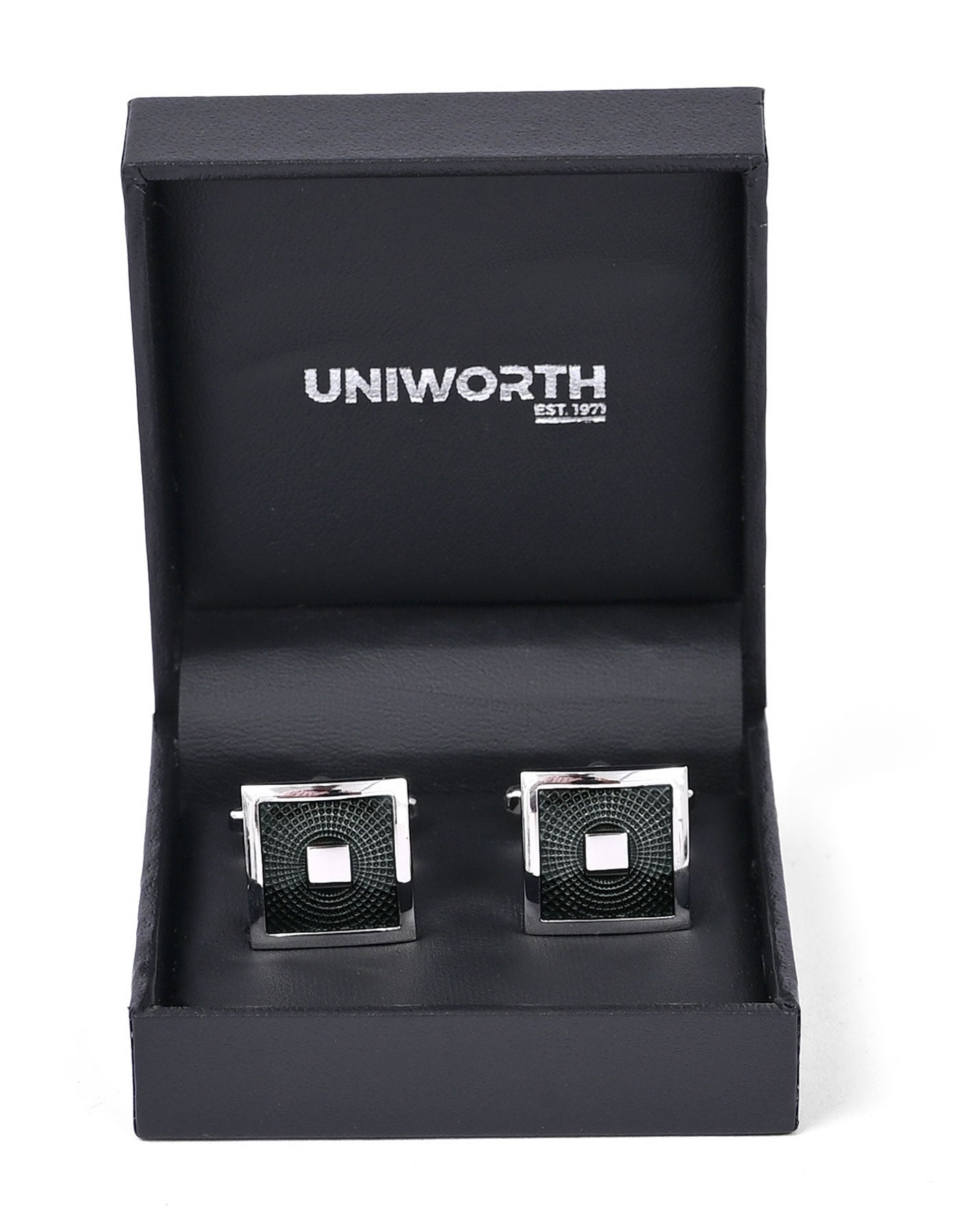 Silver Rectangle Cufflink