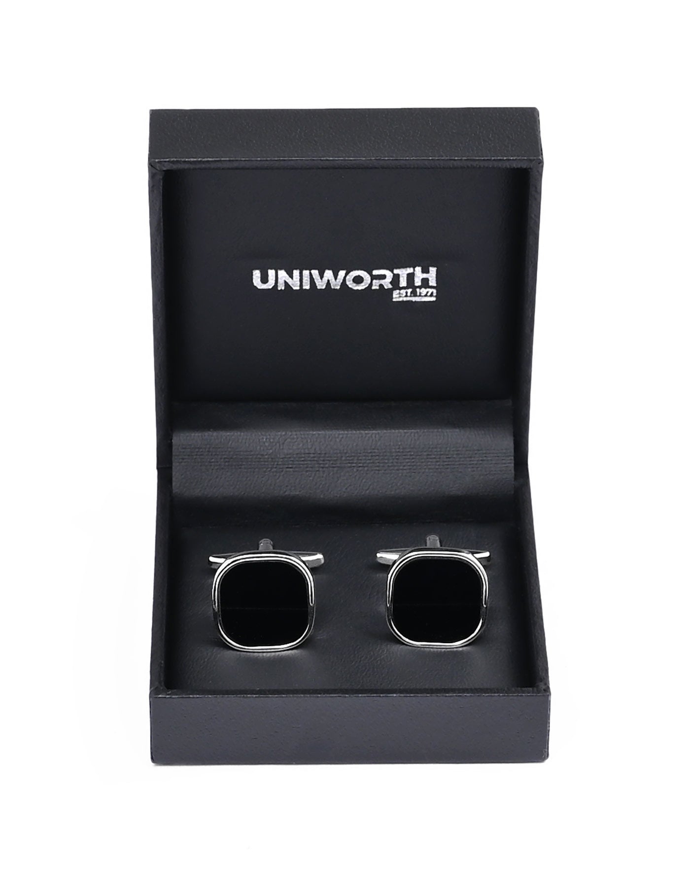 Black Octagon Cufflink