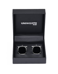 Black Octagon Cufflink