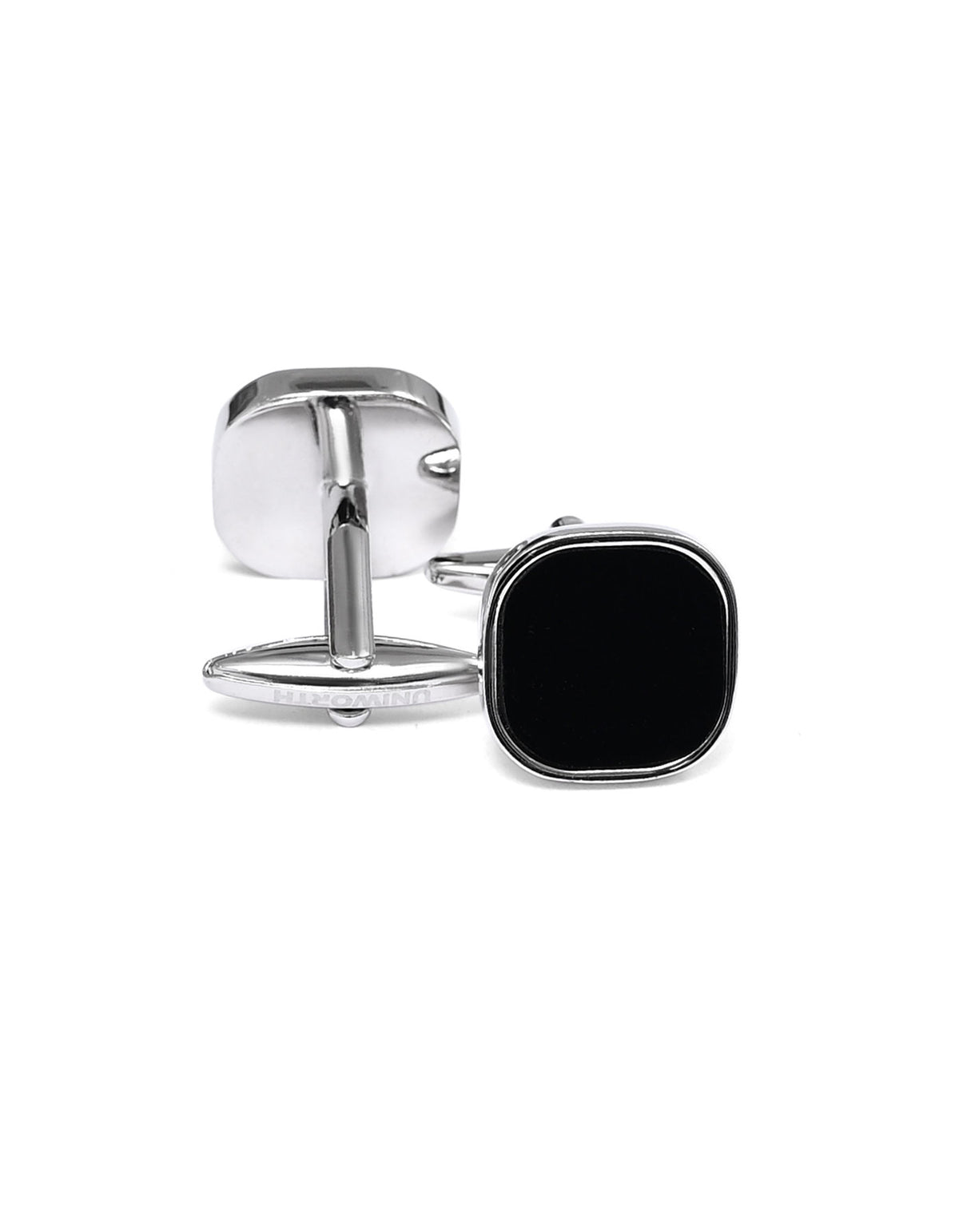 Black Octagon Cufflink