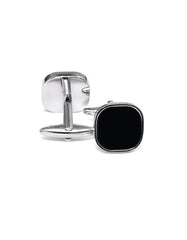 Black Octagon Cufflink