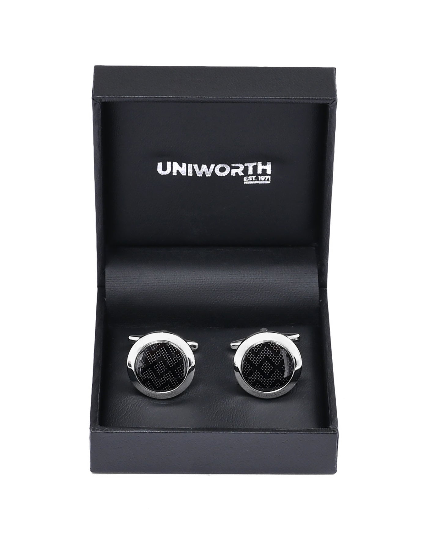 Grey Circle Cufflink