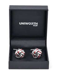 Red Circle Cufflink