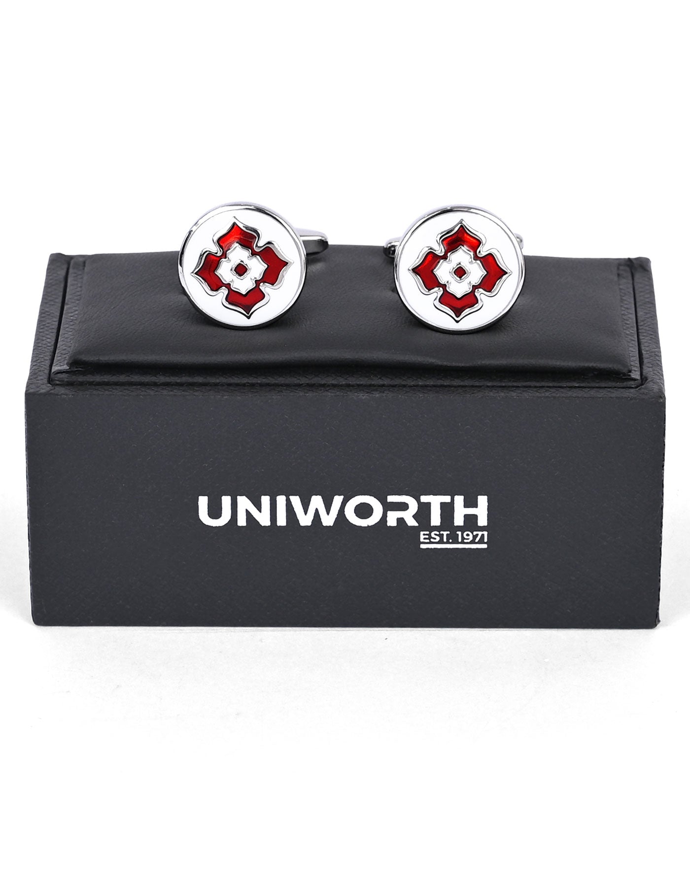 Red Circle Cufflink