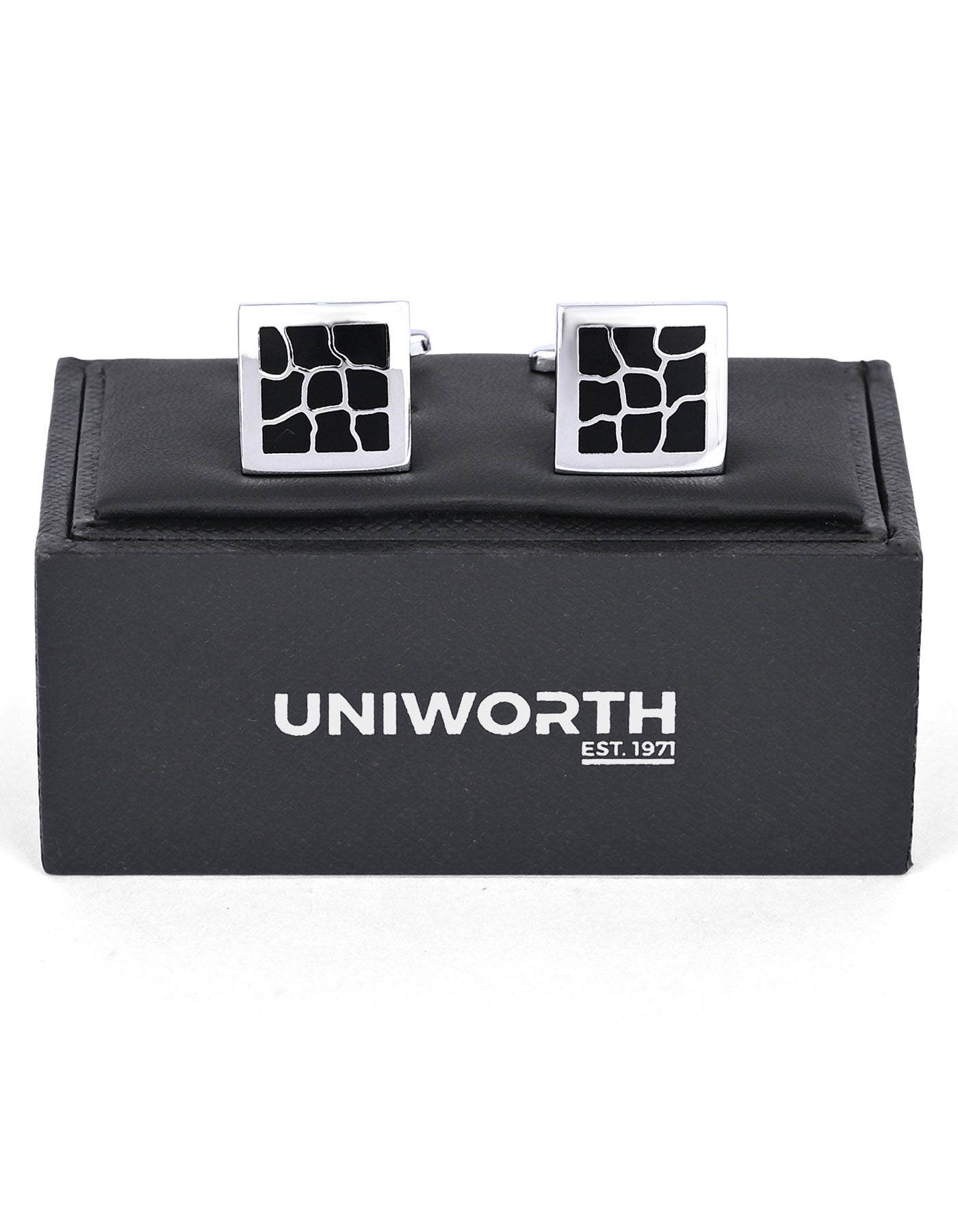Black Rectangle Cufflink