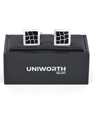 Black Rectangle Cufflink