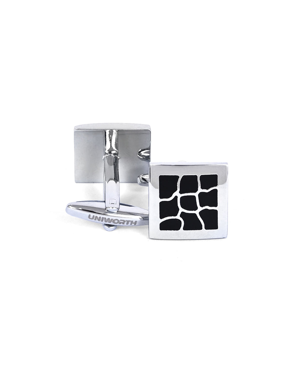Black Rectangle Cufflink