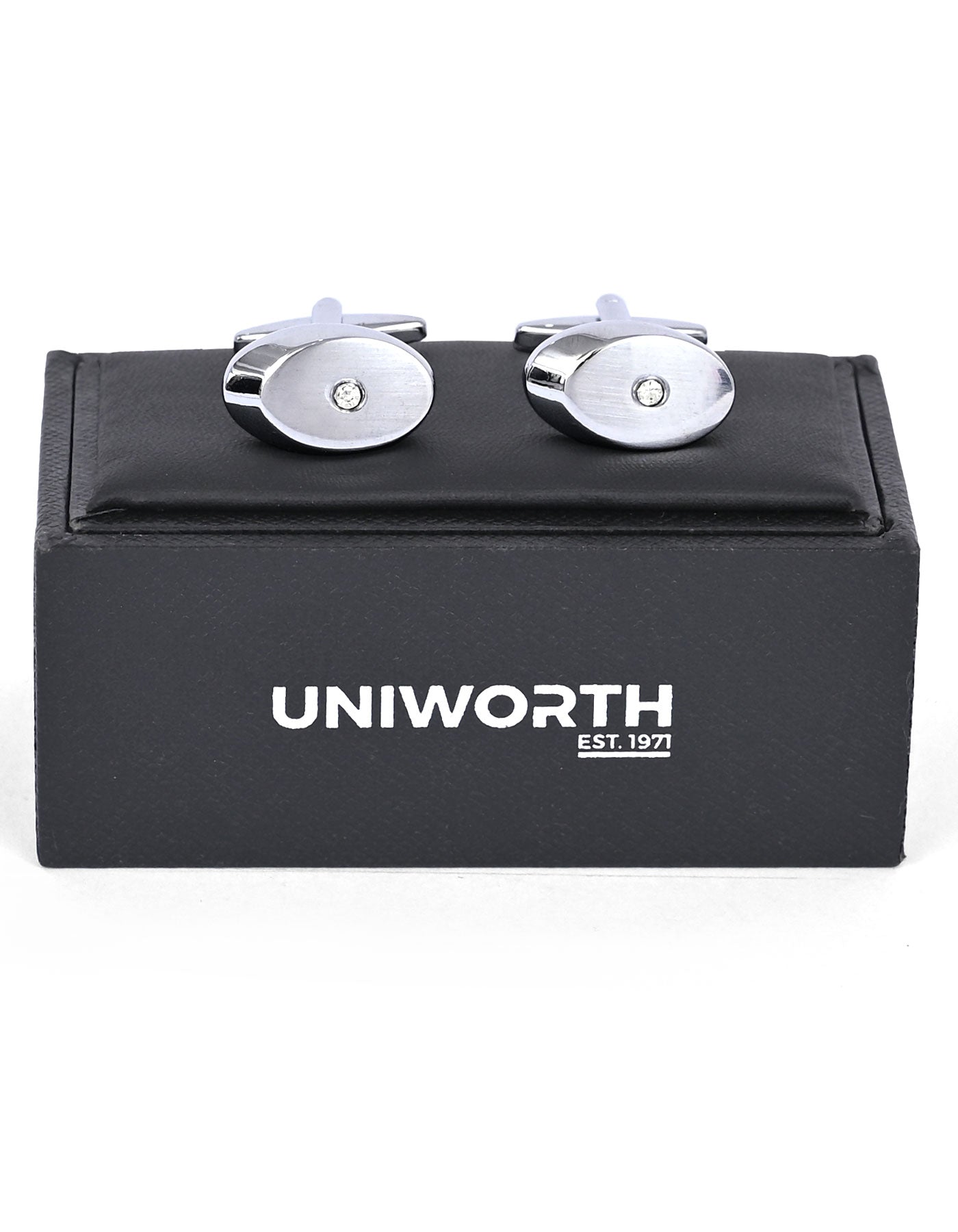 Silver Circle Cufflink