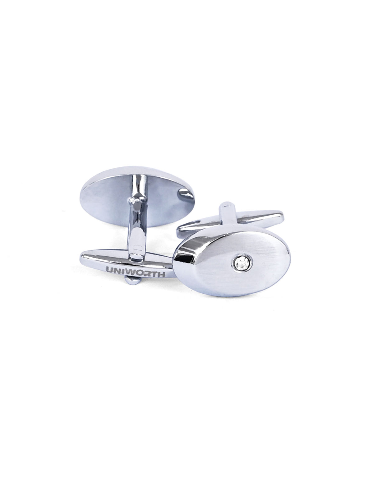Silver Circle Cufflink